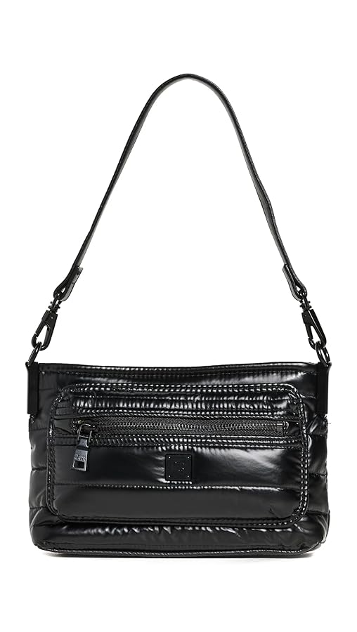 Think Royln Women's Double Trouble Crossbody Bag, Pearl